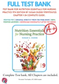 Test Bank For Nutrition Essentials for Nursing Practice 9th Edition By Susan Dudek 9781975161125 Chapter 1-24 Complete Guide .