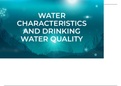 WATER CHARACTERISTICSAND DRINKINGWATER QUALITY 