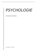 samenvatting psychosociaal handelen- psychologie