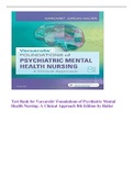 Test Bank for Varcarolis' Foundations of Psychiatric Mental Health Nursing: A Clinical Approach 8th Edition by Halter