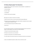 CA Notary Signing Agent Test Questions