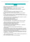 CNA Chapter 2&sol;50 Questions and Answers&sol;A&plus; Graded