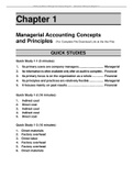 Managerial Accounting, 8e John Wild, Ken Shaw, Barbara Chiappetta (Solution Manual)