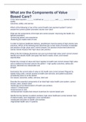 D026 Quality Outcomes in a Culture of Value-Based Nursing Care with correct answers 