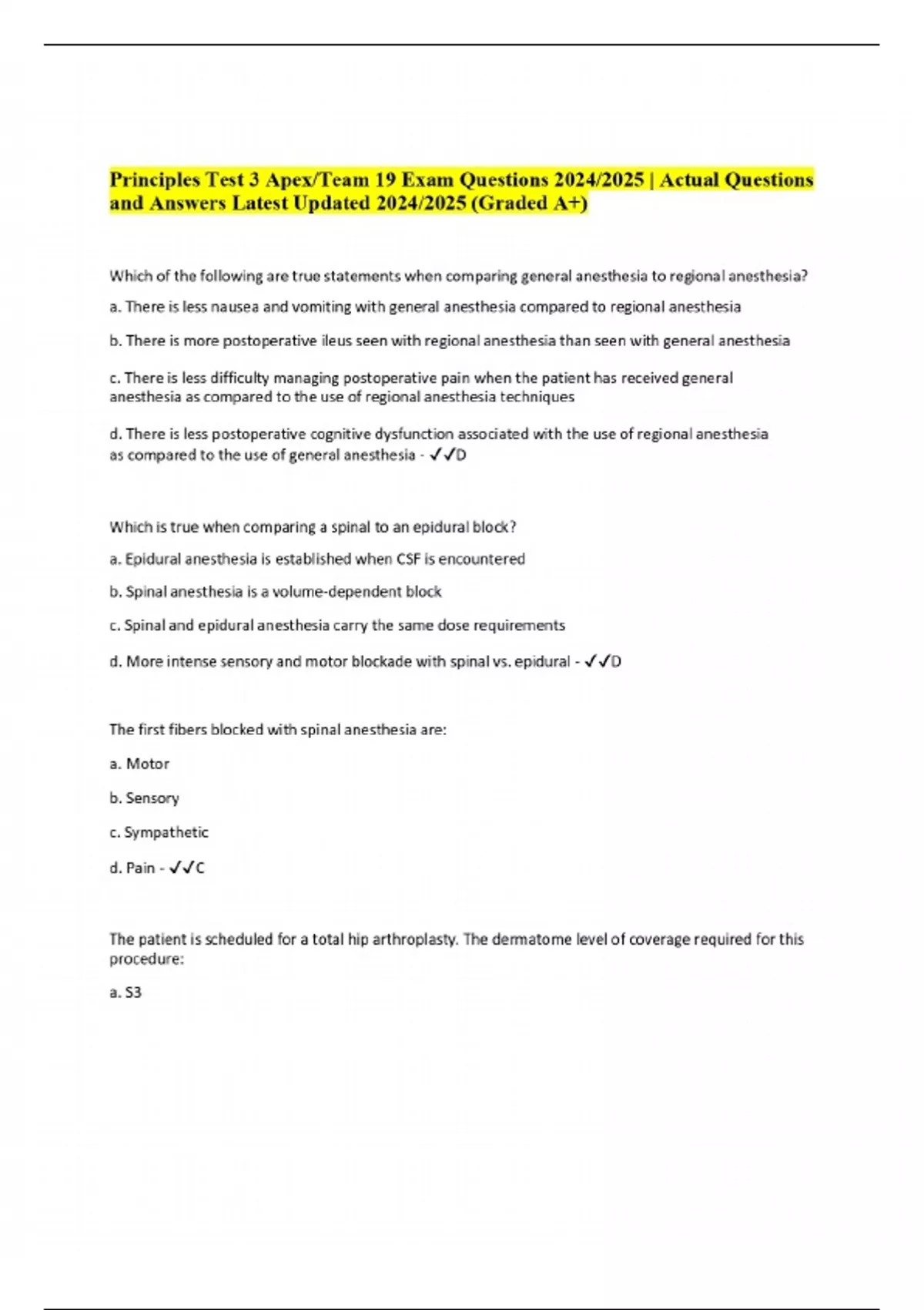 Principles Test 3 Apex/Team 19 Exam Questions 2024/2025 | Actual ...