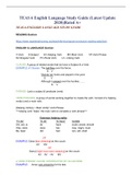 TEAS 6 English Language Study Guide &lpar;Latest Update &rpar;&vert;Rated A&plus;