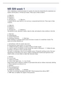 NR 509 Final Exam Questions with Correct Answers&period;