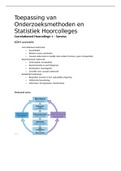 Toepassing van Onderzoeksmethoden en Statistiek Hoorcolleges Universiteit Utrecht