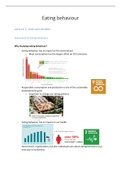Aantekeningen ALLE hoorcolleges Eating Behaviour