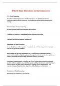 BTE 210- Exam 2 Questions And Correct Answers