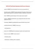 BTE 210 Final Exam Questions And Correct Answers