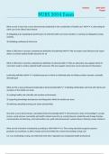 NURS 3004 Exam Questions and answers