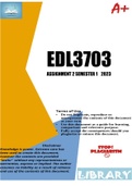 EDL3703 ASSIGNMENT 2 SEMESTER 1 2024