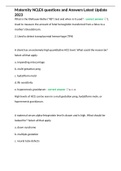 Maternity NCLEX questions and Answers Latest Update 2023