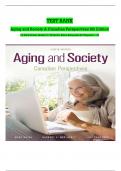 Test Bank For Aging and Society&colon; Canadian Perspectives 8th Edition by Novak&comma; Northcott&comma; All Chapters 1 to 20 Complete&comma; Verified Edition