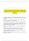 HVAC&colon; EPA 608 Certification Study Guide Questions And Answers 100&percnt; Guaranteed Success&period;