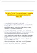   Phi Beta Sigma Final Assessment Material Questions And Answers Graded A&plus; 2024&sol;25&period;