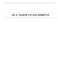 EN 2150 WEEK 2 ASSIGNMENT&period;