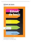 Samenvatting van ethiek de basis&comma; 4de druk 