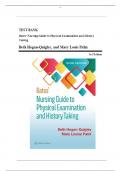 TEST BANK For Bates' Nursing Guide to Physical Examination and History Taking&comma;&lbrace; 3rd Edition&rcub; By Beth Hogan-Quigley &vert; All Chapters Included &vert; Elaborated Answers &vert; Latest 2024