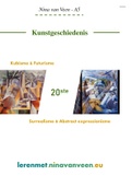 Kunstgeschiedenis Begin 20ste-eeuw: kubisme t/m abstract expressionisme