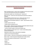 Antepartum Nursing Care Exam With Complete Solution Graded A&plus;