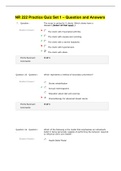 NR 222 Practice Quiz Set 1 &ndash; Question and Answers