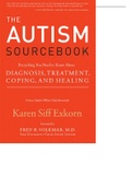 THE AUTISM SOURCEBOOK EVERYTHING YOU NEED TO KNOW ABOUT DIAGNOSIS, TREATMENT, COPING, AND HEALING   KAREN SIFF EXKORN