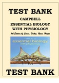 Test bank Campbell Essential Biology with Physiology, 5th Edition, Simon Isbn-9780321967671