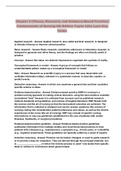 Chapter 2 &lpar;Theory&comma; Research&comma; and Evidence-Based Practice&rpar; Fundamentals of Nursing 8th Edition Taylor Lillis Lynn Key Terms