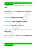 CIDESCO Final Practice Questions and Answers Latest 2023 GRADED A&plus;