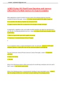 AORN Periop 101 Final Exam Questions and Answers &lpar;2022&sol;2023&rpar; &lpar;Verified Answers by Expert&rpar;&colon;complete