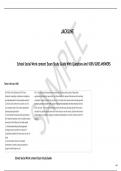   School Social Work content Exam Study Guide With Questions And 100&percnt; SURE ANSWERS