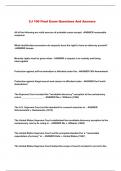 CJ 100 Final Exam Questions And Answers