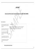   School Social Work Content Exam With Questions And 100&percnt; SURE ANSWERS