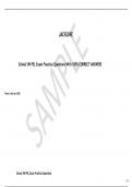    School SW PEL Exam Practice Questions With 100&percnt; CORRECT ANSWERS