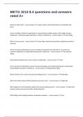 MKTG 3213 8&period;4 questions and answers rated A&plus;