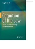 Cognitive Sociology of Law and Behavior