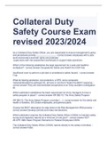 Exam &lpar;elaborations&rpar; Collateral Duty  Safety Course 