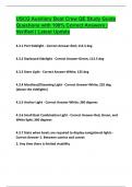 USCG Auxiliary Boat Crew QE Study Guide Questions with 100&percnt; Correct Answers &vert; Verified &vert; Latest Update