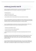  ATI medsurg practice test B exam 2023 with 100&percnt;  correct answers