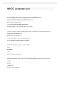 NNCC ccht practice exam 2023 with 100&percnt; correct answers