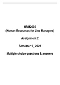 100% pass_ HRM2605 Assignment 2_ Questions and Answers_ 2023