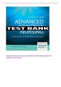 Advanced Practice Nursing Essentials for Role Development 4th Edition by A&period; Joel Test Bank