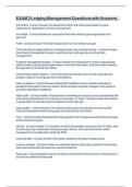 EXAM 2 Lodging Management Questions with Answers&period;