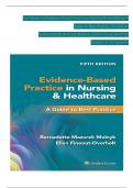 TEST BANK For Evidence-Based Practice in Nursing & Healthcare 5th Edition by Melnyk&comma; Overholt&comma; Verified Chapters 1 - 23 Complete Newest Version