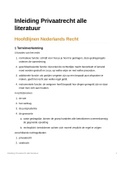 Inleiding Privaatrecht alle literatuur  &lpar;2022&sol;2023&rpar; 