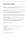TBS PHASE 3 EXAM 2023 WITH 100&percnt; CORRECT ANSWERS
