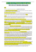 SCI 135 A & P Genetics study guide LATEST STUDY MATERIAL 2023 SCI 135 A & P Genetics study guide LATEST STUDY MATERIAL 2023 SCI 135 A & P Genetics study guide LATEST STUDY MATERIAL 2023 SCI 135 A & P Genetics study guide LATEST STUDY MATERIAL 2023 SCI 135