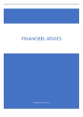 Case uitwerking financieel advies 